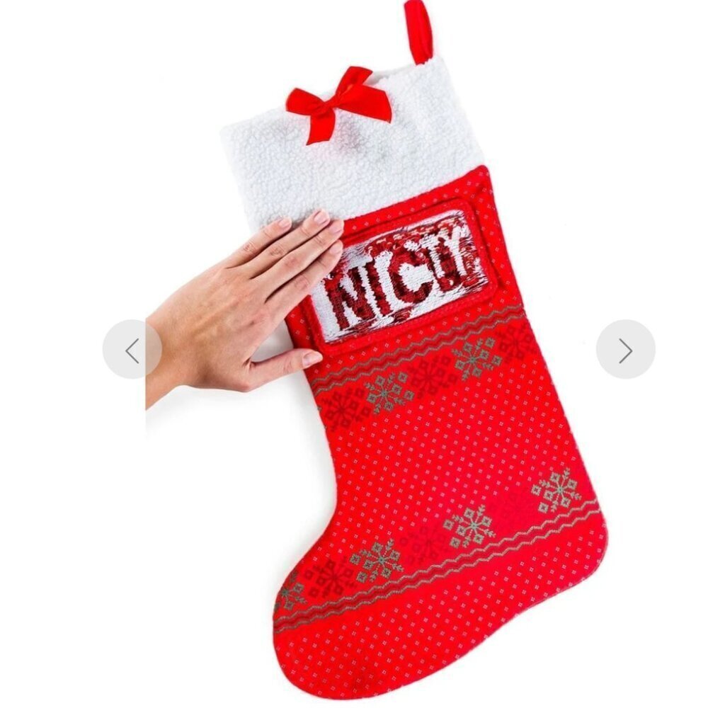 Naughty or Nice Christmas Stocking - New!!!